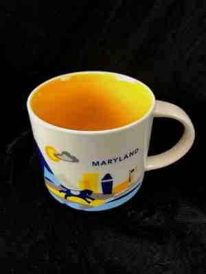 Starbucks Maryland You Are Here Collection Coffee Cup Tea Mug  - Sold on eBay Dec, 5th 2019 for $15.99
