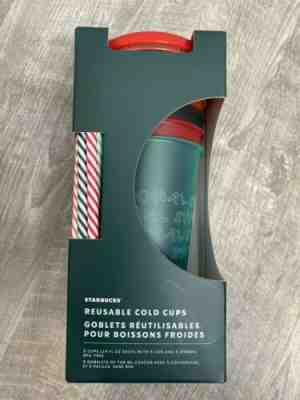 Starbucks 2019 Holiday Reuseable Cold Cups - Sold on eBay Dec, 5th 2019 for $20.00