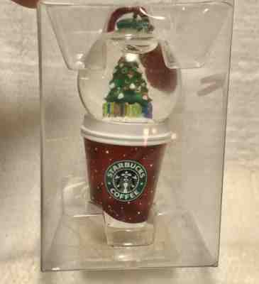 Rare Starbucks 2006 Holiday Snow Globe Ornament Red Cup ChristmasTree NEW Sealed - Sold on eBay Dec, 5th 2019 for $18.00