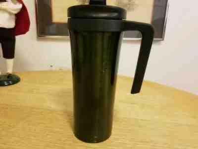 Starbucks 2011 Stainless Steel Dark Green Tumbler With Handle, New! 16 oz.  - Sold on eBay Dec, 5th 2019 for $18.49