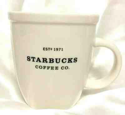 Starbucks coffee mug Barista white 16 oz. black graphics 2001 soon to be vintage - Sold on eBay Dec, 5th 2019 for $22.00