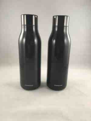 Starbucks 20 Fl Oz Black Stainless Steel Water Bottle - Set of 2 - Scratched - Sold on eBay Dec, 5th 2019 for $22.99