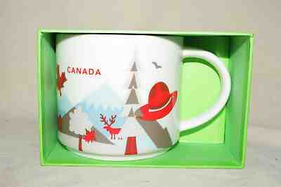 STARBUCKS YOU ARE HERE CANADA 2ND EDITION 14 oz  MUG NIB 7920 - Sold on eBay Dec, 5th 2019 for $24.99