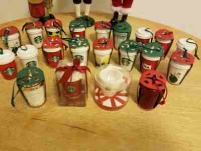 Starbucks Lot Of 21 Christmas Ornaments  - Sold on eBay Dec, 7th 2019 for $79.99