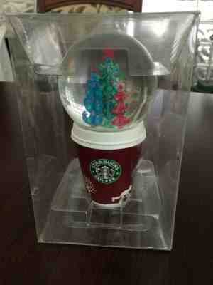 2006 Starbucks Snow Globe NEW  6" height NIB - Sold on eBay Dec, 7th 2019 for $15.00
