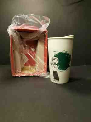 2015 Starbucks Finger Painting Boy Dot Ceramic Travel Tumbler Cup Mug 12oz NIB - Sold on eBay Dec, 7th 2019 for $23.00