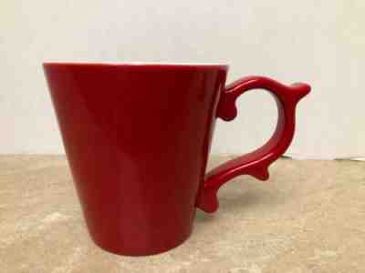New STARBUCKS Teavana Rococo Handle Tea Coffee Mug 2015 Red 12oz - Sold on eBay Dec, 7th 2019 for $19.95