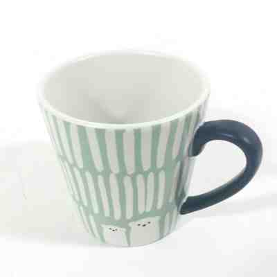 Starbucks 2016 Polar Bear Espresso White Coffee Tea Cup 6 oz 177 ml Mint Black  - Sold on eBay Dec, 7th 2019 for $18.99