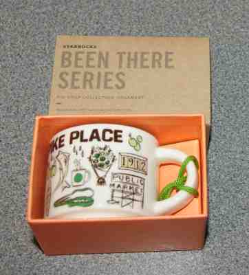 New Starbucks BEEN THERE Series PIKE PLACE MARKET Mini Mug Ornament - Sold on eBay Dec, 7th 2019 for $29.99