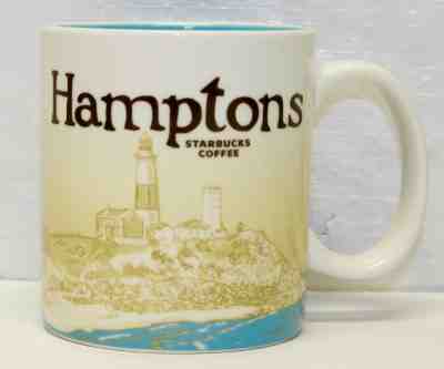 2010 Starbucks Coffee “The Hamptons” (New York) 16 Fl. Oz. Coffee Tea Mug - Cup  - Sold on eBay Dec, 7th 2019 for $25.00