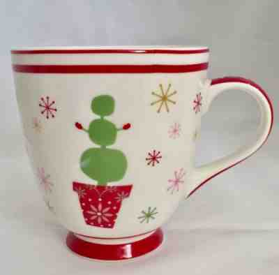 Starbucks 2006 Holiday Christmas Topiary Snowman Coffee Cocoa Mug Cup Glisten - Sold on eBay Dec, 6th 2019 for $15.00