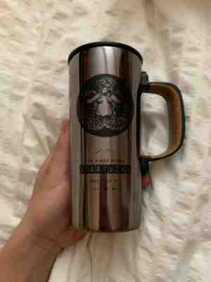 First Starbucks Mermaid logo Travel Mug Cup Tumbler with handle Pike Place - Sold on eBay Dec, 6th 2019 for $28.00