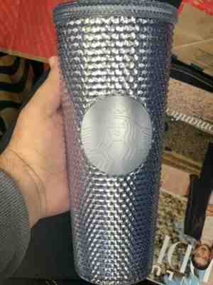 NEW Winter Holiday Starbucks 2019 Venti Bling Platinum Studded Tumbler FREE S&H - Sold on eBay Dec, 6th 2019 for $42.99