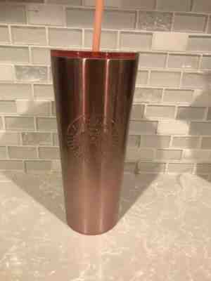 Starbucks  2019 Limited Rosegold Metal Tumbler NWT - Sold on eBay Dec, 6th 2019 for $28.10