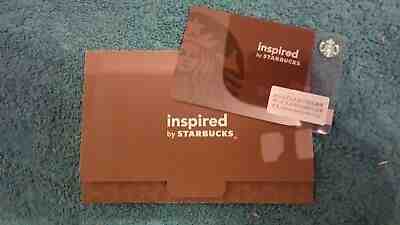 STARBUCKS Japan 2013 One Store Only INSPIRED Gift Card w/Matching Sleeve US Sell - Sold on eBay Dec, 6th 2019 for $17.88