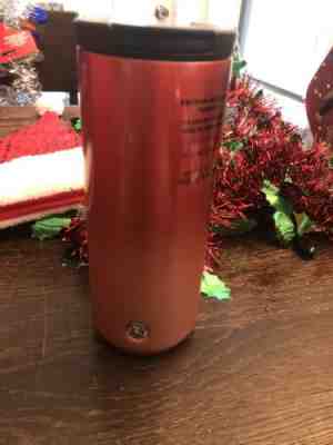 Starbucks Holiday 2019 Red Glitter Shiny to Matte 16 oz Stainless Steel Tumbler - Sold on eBay Dec, 6th 2019 for $17.95