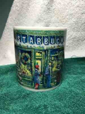 Christmas First Starbucks Coffee Mug Pikes Place Farmers Market Seattle 20 oz - Sold on eBay Dec, 6th 2019 for $17.00