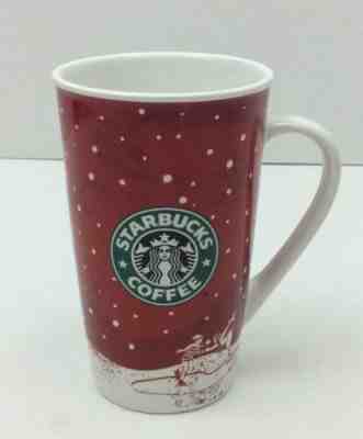 Starbucks Ceramic Coffee Mug Cup 2007 Holiday Collection 16 oz Handle - Sold on eBay Dec, 6th 2019 for $21.00