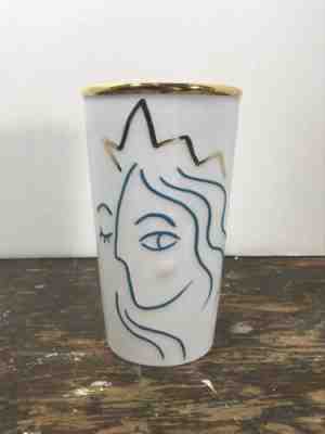2017 Starbucks Anniversary Collection Thermos Cup Ceramic Crowned Mermaid Siren - Sold on eBay Dec, 6th 2019 for $23.00