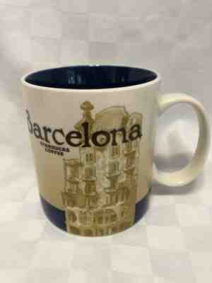 STARBUCKS 2013 BARCELONA SPAIN GLOBAL ICON MUG 16 OZ--EXCELLENT! - Sold on eBay Dec, 6th 2019 for $28.00