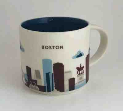Starbucks Boston you Are Here Coffee Mug Cup 14 Oz Collection 2015 - Sold on eBay Dec, 6th 2019 for $16.00