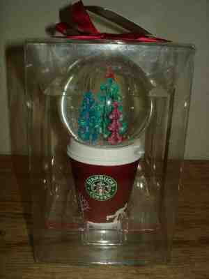 NIB 2006 Starbucks Full Size Holiday To Go Cup Snow Globe Snowglobe  - Sold on eBay Dec, 6th 2019 for $29.99