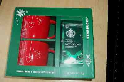 Starbucks Red Heart Ornament  14oz Mugs & Classic Hot Cocoa Set NIB~~~ 2018 - Sold on eBay Dec, 6th 2019 for $17.99