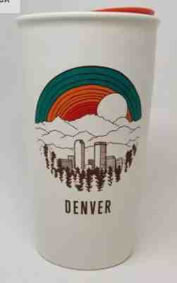 Starbucks Been There DENVER Collectible Double Wall Ceramic Traveller Mug 12 oz - Sold on eBay Dec, 6th 2019 for $38.75