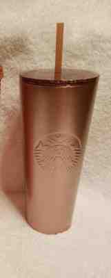 Starbucks Rose Gold  Stainless  24oz Tumbler  NWT  2018 - Sold on eBay Dec, 6th 2019 for $37.00