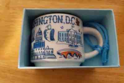 Starbucks Washington DC Ornament Been There Series Demitasse Mini Mug W/ Box NEW - Sold on eBay Dec, 6th 2019 for $22.50