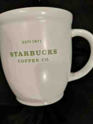 Starbucks 2007 Coffee/tea Mug Coffee Co. 1971 18oz Green FREE SHIPPING - Sold on eBay Dec, 6th 2019 for $18.87