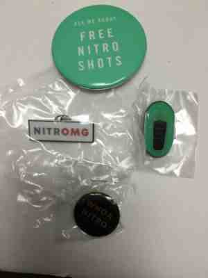 Starbucks Barista Partner Summer 2019 Nitro Cold Brew Enamel Hat/Lapel Pins (4) - Sold on eBay Dec, 6th 2019 for $29.00