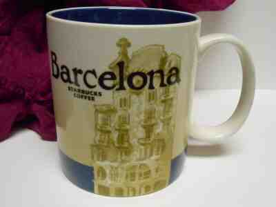 FLAWED Starbucks Barcelona Global Icon Collector Series Coffee Mug 2009 16oz - Sold on eBay Dec, 8th 2019 for $16.95