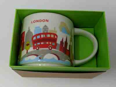 Starbucks London Red Bus Mug You are Here Collection Series NEW in Box UNUSED - Sold on eBay Dec, 8th 2019 for $37.99