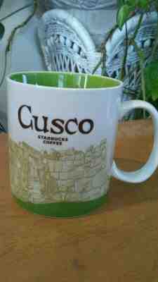 Starbucks Coffee CUSCO Global City Icon Series Coffee Mug 16 Oz  - Sold on eBay Dec, 8th 2019 for $24.00
