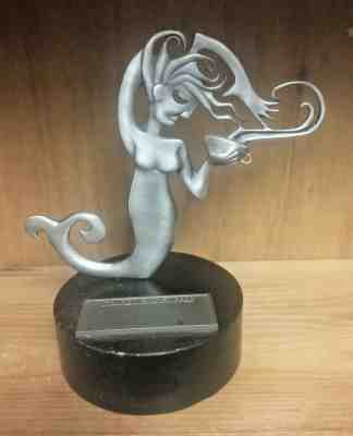 Rare 2008 Starbucks 10 Year Service Employee Award Siren Coffee 7-3/4" Statue - Sold on eBay Dec, 8th 2019 for $45.00