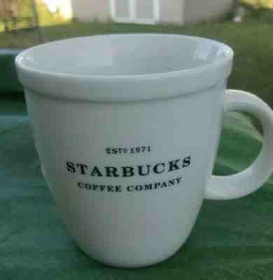 Starbucka Abbey White Barista Mug 2007  - Sold on eBay Dec, 8th 2019 for $15.30