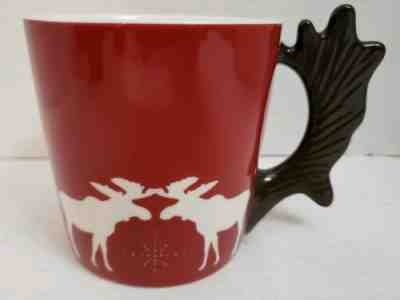 Starbucks Reindeer Mug Moose Rare Christmas Coffee Mug Decorative Antler Handle - Sold on eBay Dec, 8th 2019 for $30.00