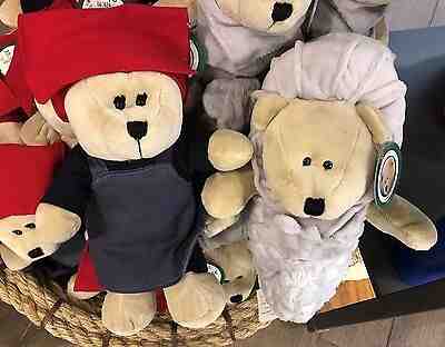 Singapore Starbucks 2017 Bearista Bear Set - Merlion & Samsui Woman - Sold on eBay Dec, 8th 2019 for $68.00