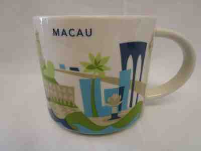 Starbuck You Are Here Collection Macau  Coffee Mug  14oz 2016 - Sold on eBay Dec, 8th 2019 for $23.99