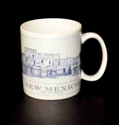 Starbucks Coffee Mug State of  New Mexico Red or Green 2008 18 FL OZ - Sold on eBay Dec, 7th 2019 for $15.00