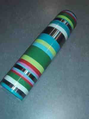 Starbucks Pylones Thermos Rainbow Striped Stainless Steel 17 oz 2005 Collectible - Sold on eBay Dec, 7th 2019 for $20.00