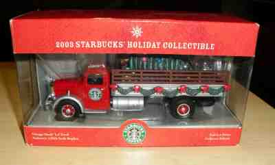 Corgi 2003 Starbuck's Holiday Truck Mack LJ Cab W/ Dropside Boxed 1:50 63003 - Sold on eBay Dec, 7th 2019 for $20.50