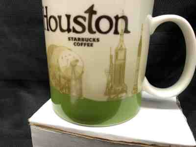 NEW Starbucks Oversize Coffee Mug HOUSTON Global Icon Collector Series 16oz - Sold on eBay Dec, 7th 2019 for $26.99