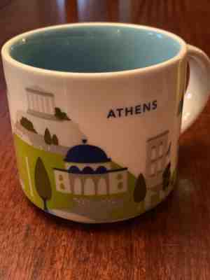 Starbucks Athens You Are Here Coffee Mug Cup 14 Oz Collection 2015 - Sold on eBay Dec, 7th 2019 for $29.99