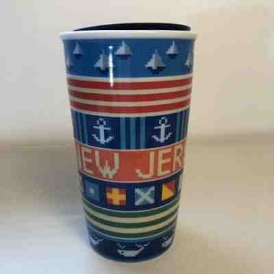 Starbucks New Jersey Ceramic Travel Tumbler Cup 12 Fl oz Unused Limited Edition - Sold on eBay Dec, 7th 2019 for $20.95