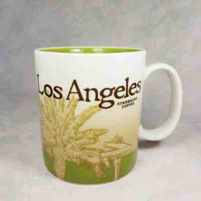 Starbucks Los Angeles Coffee Mug Global Icon Collector Series 16 oz LA 2008 DCd - Sold on eBay Dec, 7th 2019 for $29.99
