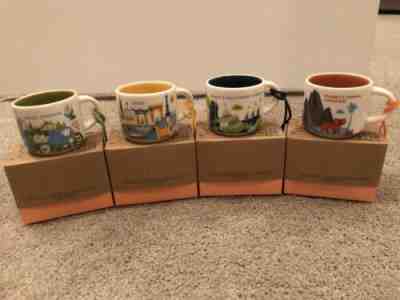 Disney Set 4: Magic/ Animal Kingdom, EPCOT , Hollywood YAH Starbucks ORNAMENTS - Sold on eBay Dec, 7th 2019 for $20.00