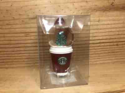 Starbucks 2006 Holiday Snow Globe Red Coffee Cup Christmas Ornament Tree RARE - Sold on eBay Dec, 7th 2019 for $39.99