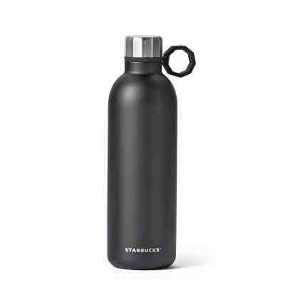 STARBUCKS STAINLESS STEEL WATER BOTTLE 20 oz NWT Black - Sold on eBay Dec, 7th 2019 for $26.99